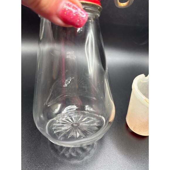 Vintage MCM Nut Herb Grinder Federal Housewares with Measuring Cup Lid 1950s - Picture 7 of 7